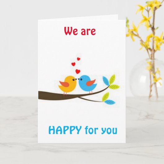 「おめでとう」と言う恋しく思と、カード カード (黄色い花)