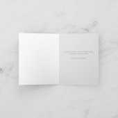 おめでとう、アールヌーボー・ストークがベビー カード (内部)