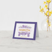 おめでとう（イスラム教式の結婚祝い） カード (黄色い花)