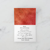 おめでとう（イスラム教式）- 結婚祝いのカード カード (内部)