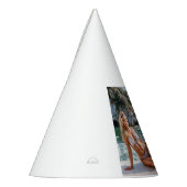 おめでとう！ 🎉 オーダーメイドパーティーハット - あなただけのデザイン パーティーハット (左)