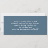 おめでとう。カスタマイズ可能なクリスマスカード シーズンカード (裏面)