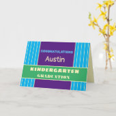 おめでとう!カスタム幼稚園の卒園カード！ カード (黄色い花)