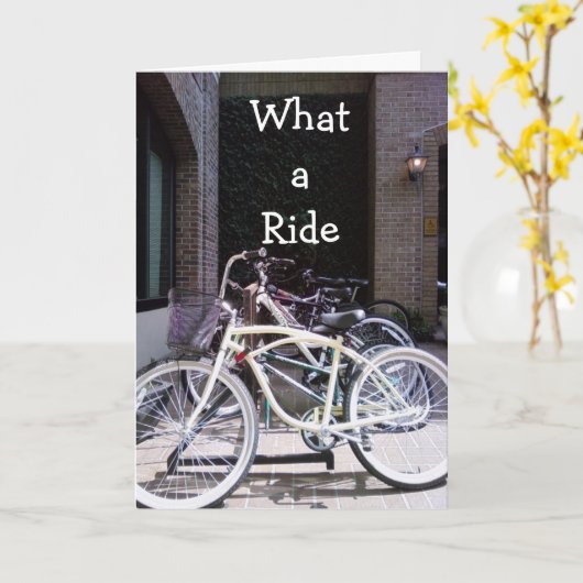 おめでとう カード (黄色い花)