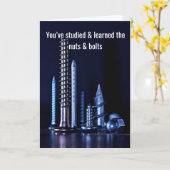 おめでとう –  カード (黄色い花)