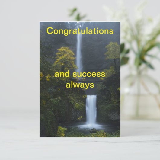 おめでとう カード (スタンド正面)