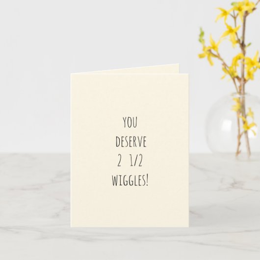 おめでとう カード (黄色い花)