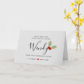 おめでとう カード (黄色い花)