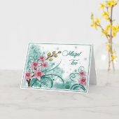 おめでとう カード (黄色い花)