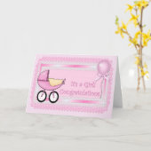 おめでとう カード (黄色い花)