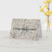 おめでとう カード (黄色い花)