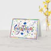 おめでとう カード (黄色い花)