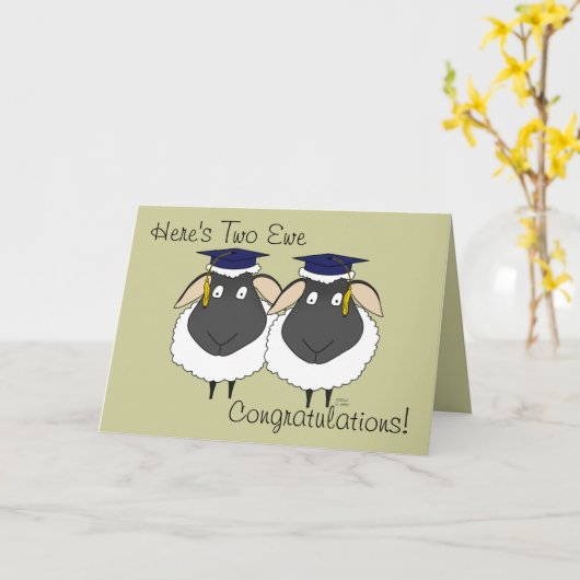 おめでとう! カード (黄色い花)