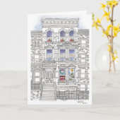 おめでとう カード (黄色い花)