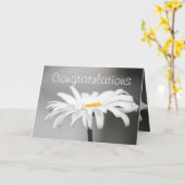 おめでとう カード (黄色い花)