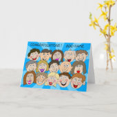 おめでとう カード (黄色い花)