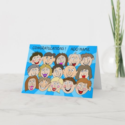 おめでとう カード (正面)