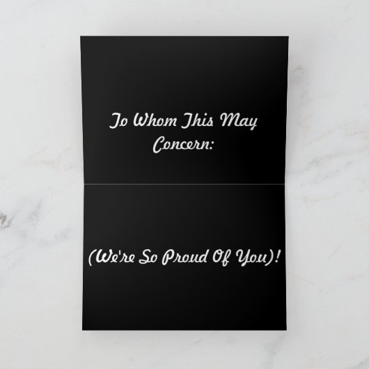 おめでとう カード (内部)