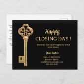 おめでとう！クロージングの日新しい家の不動産 ポストカード (正面/裏面)