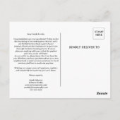 おめでとう！クロージングの日新しい家の不動産 ポストカード (裏面)