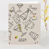 おめでとう！グリーティングカード カード (黄色い花)