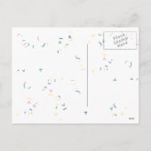 おめでとう!コンフェッティ シーズンポストカード (裏面)