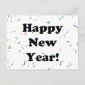 おめでとう!コンフェッティ シーズンポストカード (正面)