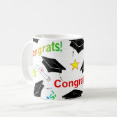 おめでとう コーヒーマグカップ (正面左)