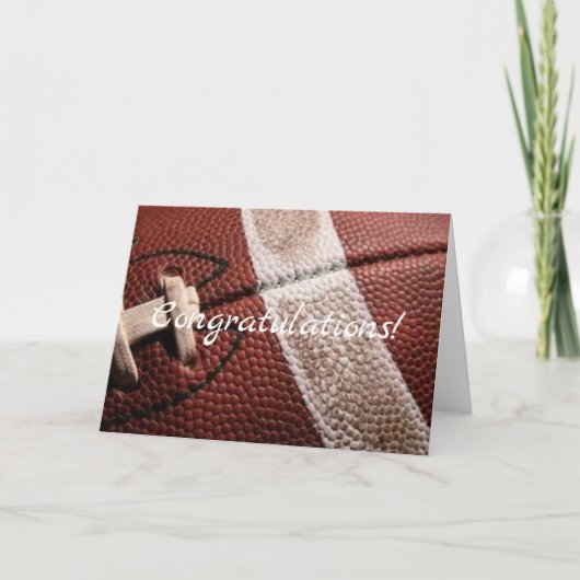 おめでとう（サッカー） カード (正面)