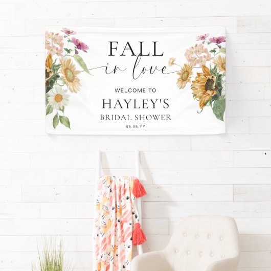 おめでとう サンフラワー 秋のブライダルシャワー ウェルカム 横断幕 (インサイチュ)