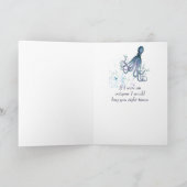 おめでとう タコがハグしてくれる 離婚 カード (内部)