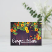 おめでとう ナズナのポストカード ポストカード (スタンド正面)