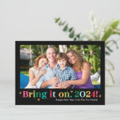 おめでとう!ハッピー・ニューイヤー・フォトカード シーズンカード (スタンド正面)