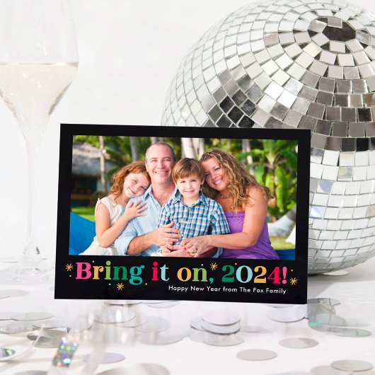 おめでとう!ハッピー・ニューイヤー・フォトカード シーズンカード