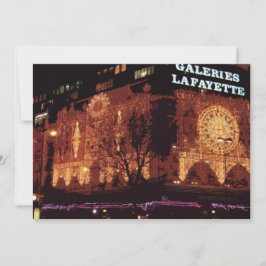 おめでとう！パリのクリスマスライトサンキューC サンキューカード