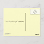 おめでとう...ビッグ・チーズに ポストカード (裏面)