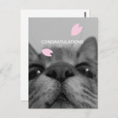 おめでとう　ブランクポストカード ポストカード (正面/裏面)