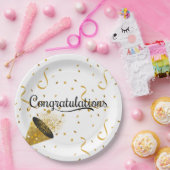 おめでとう ペーパープレート (パーティー)