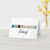 「おめでとう」ボードゲームアルファベットカード カード (黄色い花)