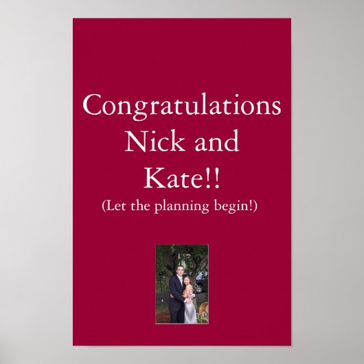 おめでとう ポスター (正面)