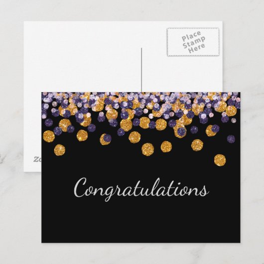 おめでとう ポストカード (正面/裏面)