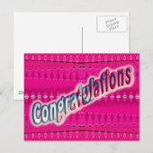 おめでとう ポストカード (正面/裏面)