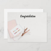 おめでとう ポストカード (正面/裏面)