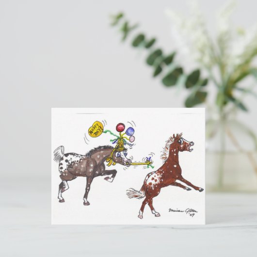 おめでとう！ ポストカード (スタンド正面)