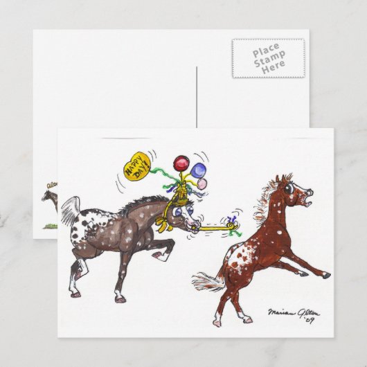 おめでとう！ ポストカード (正面/裏面)