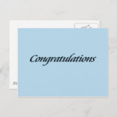 おめでとう ポストカード (正面/裏面)