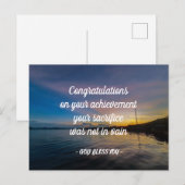 おめでとう ポストカード (正面/裏面)