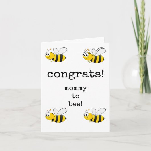 おめでとう、ママさんに！出産休暇カード カード (正面)