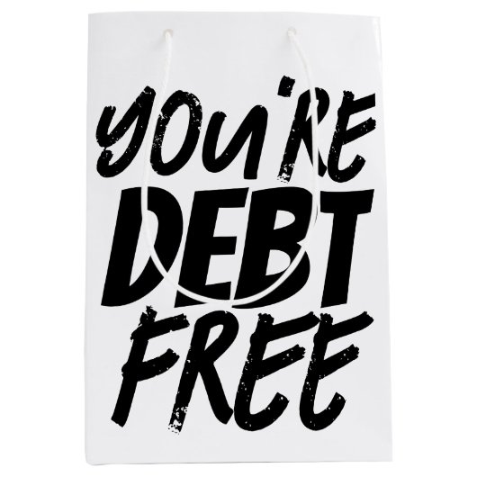 おめでとう ミディアムペーパーバッグ (正面)