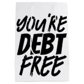 おめでとう ミディアムペーパーバッグ (裏面)